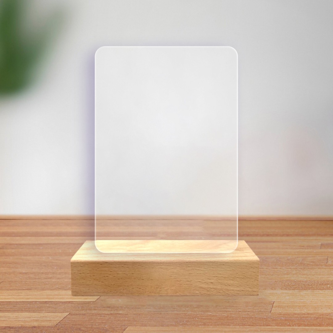 Világító zenélő plexi